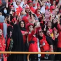 تماشاگران زن پرسپولیسی